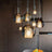 Metal pendant light with sleek modern silhouette