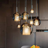 Metal pendant light with sleek modern silhouette