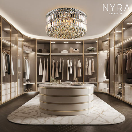 Crystal Chandelier Sparkling Centerpiece Design