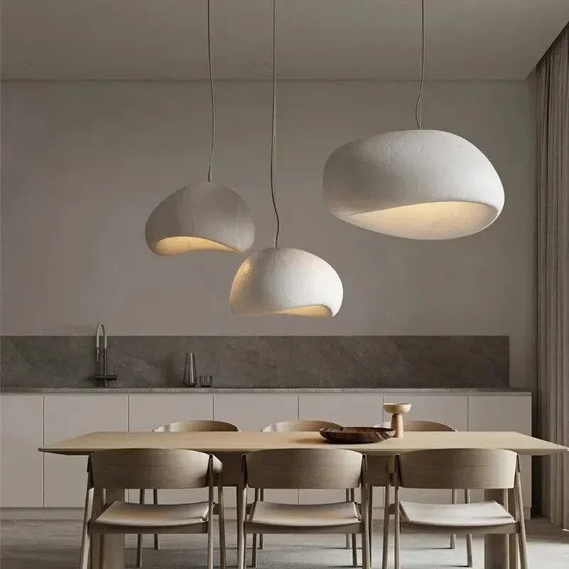 Cement pendant light modern designer accent piece