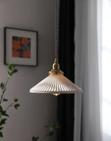 Ceramic Pendant Light LED Warm Ambient Glow for Dining Room