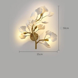 Nature-inspired lighting for bedroom walls