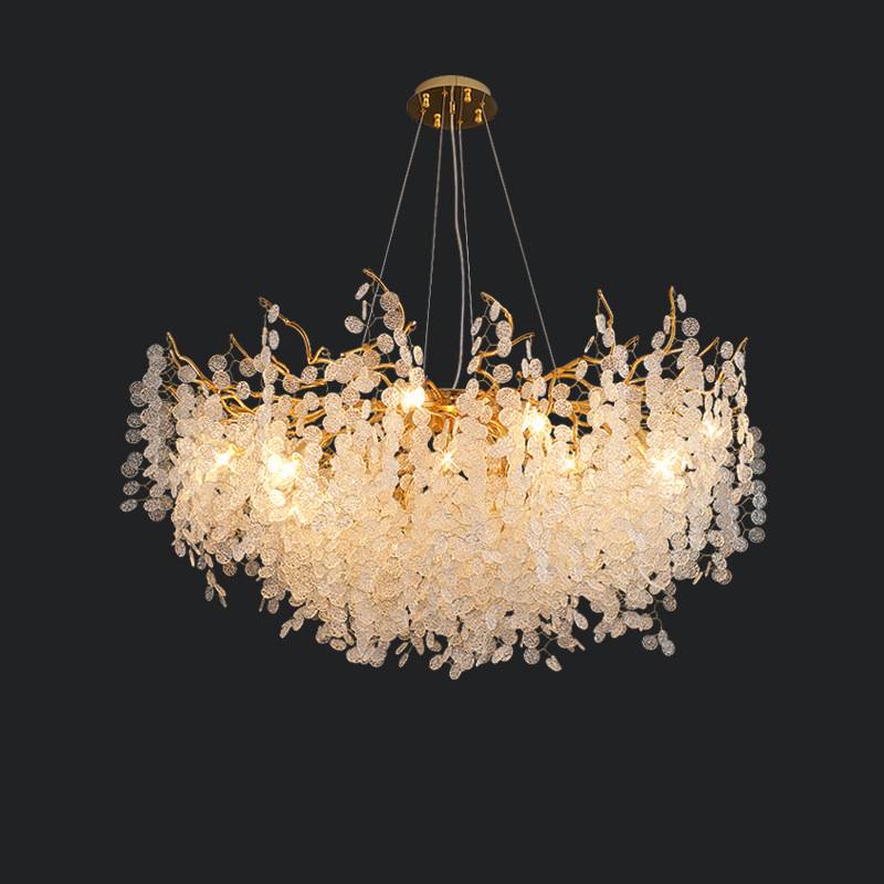 Crystal Pendant Light for Bedroom Decor