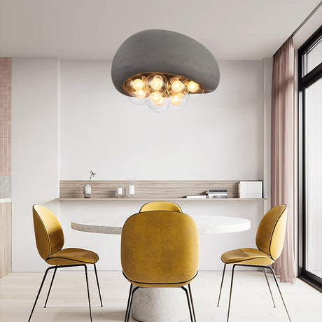 LuminaBubbles Glass Pendant Light Close-Up Detail - OroDwell