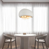 LuminaBubbles Modern Glass Pendant Light – Hero View - OroDwell