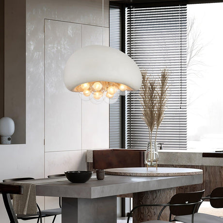 Glass Pendant Light Ambient Lighting View - OroDwell