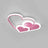 PetalGlow Ceiling Lamp Colorful Playful Shape Detail - OpalDwell