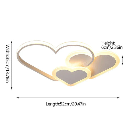 Heart Ceiling Light Complete Product Overview - OpalDwell