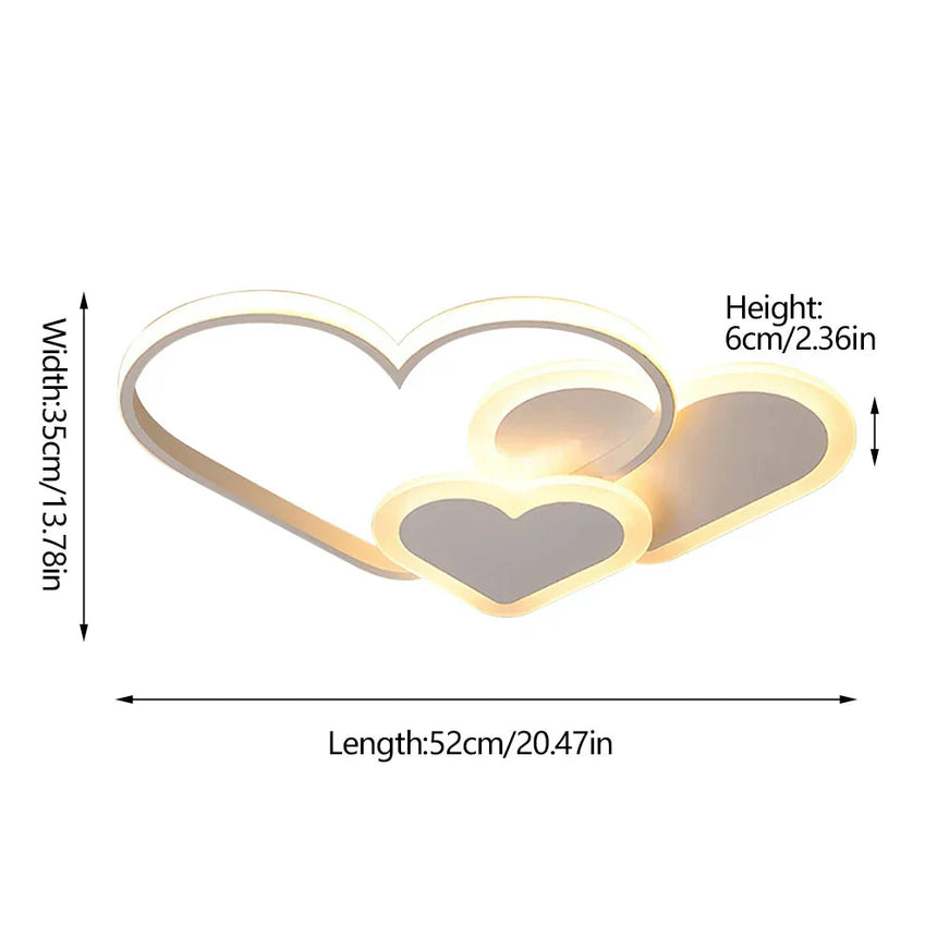 Heart Ceiling Light Complete Product Overview - OpalDwell