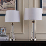 Modern Crystal Table Lamp for Desk Accent