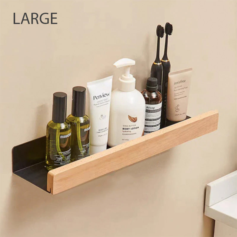 Bathroom wall shelf for small bathroom spaces