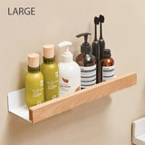 Bathroom wall shelf - minimalist open shelf design