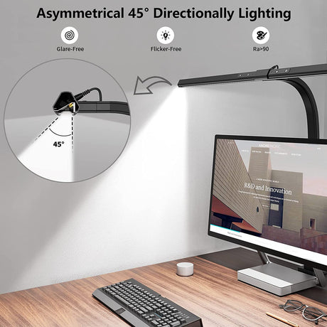 AeroClip Desk Lamp for Study and Workspace