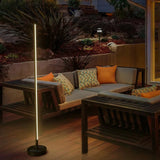 Solara Outdoor Floor Lamp Weather-Resistant Finish