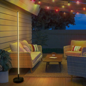 Solar Outdoor Floor Lamp for Garden Pathway