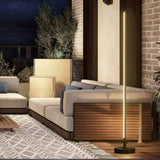 Solar-Powered LED Floor Lamp for Outdoor Borders