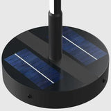Solara Floor Lamp Iron and Aluminum Detail