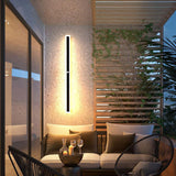 Linear Outdoor Wall Lamp with LED Glow | OroDwell