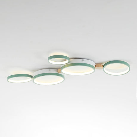 White Metal Ceiling Light for Living Room Lighting