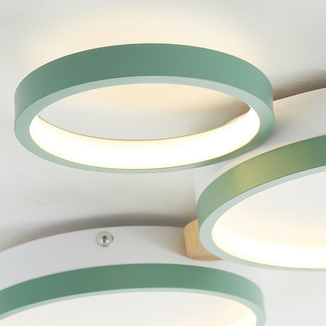 White Metal Ceiling Lamp for Contemporary Homes