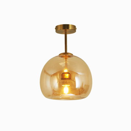 Black and gold round ceiling lamp for bedroom decor