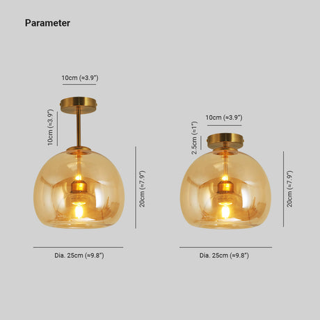 Metal ceiling light for living room and dining area