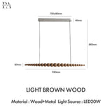 Pendant light installed above kitchen island modern decor