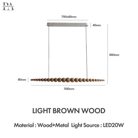 Pendant light installed above kitchen island modern decor
