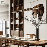 Wood pendant light LED for modern homes decor