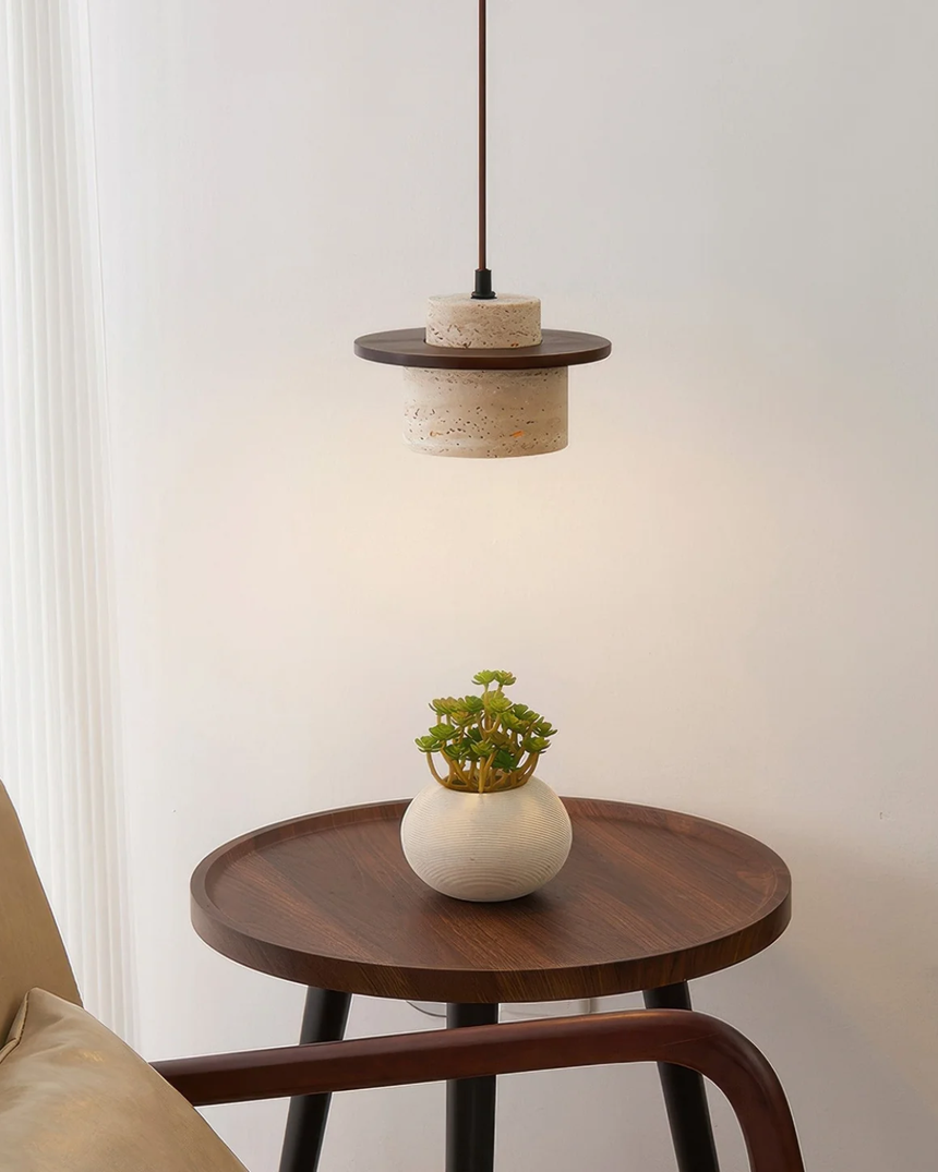 Terryn Pendant Light side angle product view - OpalDwell