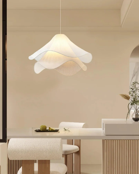 Kirra Petal Layer Pendant Light width size options - OpalDwell