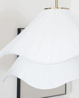 Kirra Petal Layer Pendant Light for dining area accent - OpalDwell