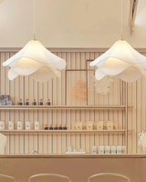 Kirra Petal Layer Pendant Light adjustable hanging cord - OpalDwell