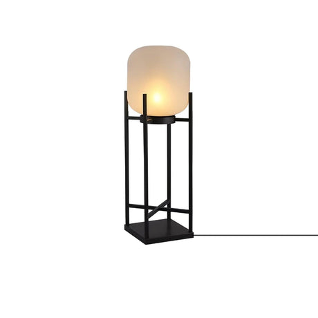 LumaSpry Solar Lamp with Stainless Steel and Glass Design
