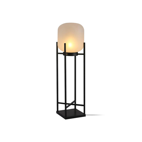 LumaSpry Solar Lamp with Stainless Steel and Glass Design