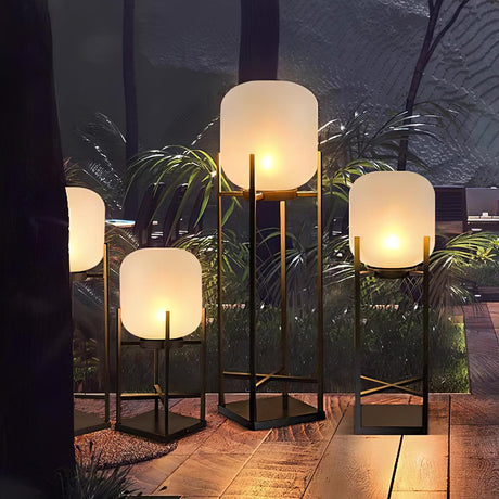 LumaSpry Outdoor Solar Lamp for Garden and Patio