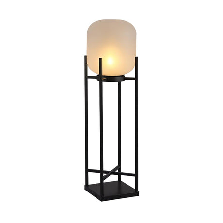 LumaSpry Solar Lamp with Stainless Steel and Glass Design