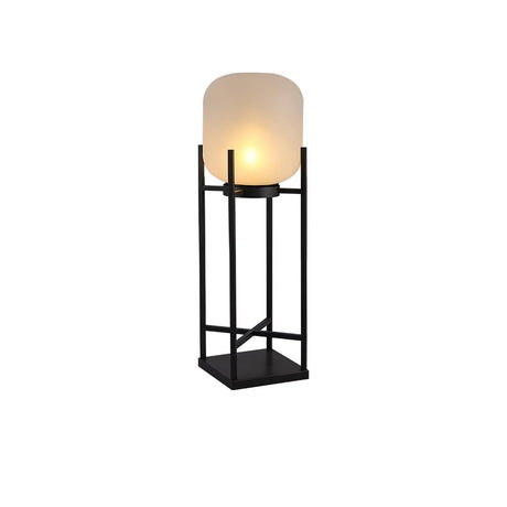LumaSpry Solar Lamp with Stainless Steel and Glass Design