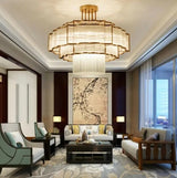 Mirova pendant light close-up crystal accents