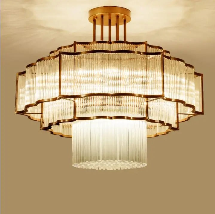 Tiered pendant light dimensions reference