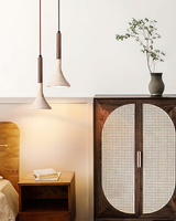 Ardena Natural Wood Pendant Light for dining area - OpalDwell