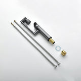 Single-hole swivel bathroom faucet for modern bathroom decor