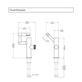 Smart bathroom faucet - digital temperature readout