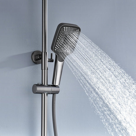 Smart shower system for small bathroom spaces