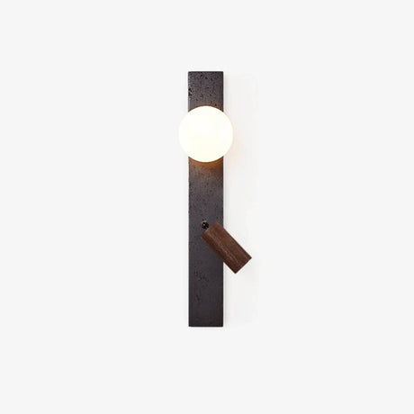 Travertine Wall Lamp for Reading Nook