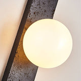 Travertine Wall Lamp Close-Up Detail