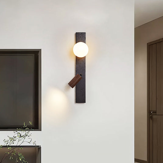 Travertine Wall Lamp for Accent Wall Lighting
