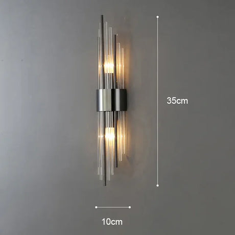Crystal Wall Sconce for Bedroom Ambiance