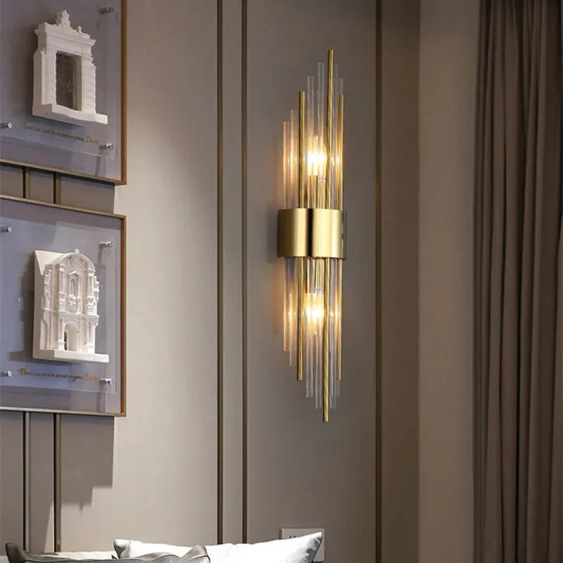 Crystal Wall Sconce LED for Bedroom