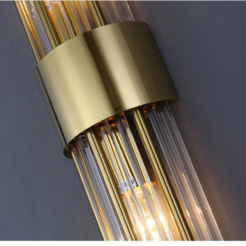 Crystal Wall Sconce for Living Room Ambiance